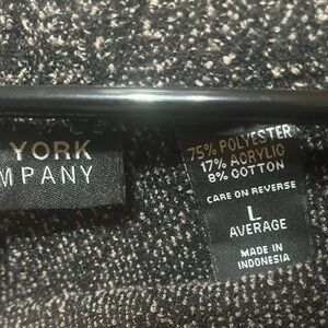 New York Company Black and White Sweater - Size L